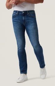 Cool Tapered Leg Jeans in Dark Brushed Organic Ultra