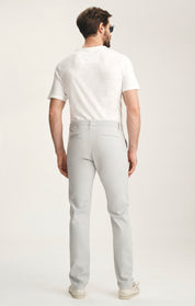 Verona Straight Leg Chino Pants In Ice Grey High Flyer