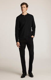 Camino Relaxed Straight Jeans in Black Urban