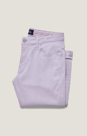 Cool Tapered Leg Pants in Lilac Twill