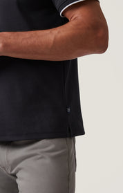 Riviera Polo Shirt in Black