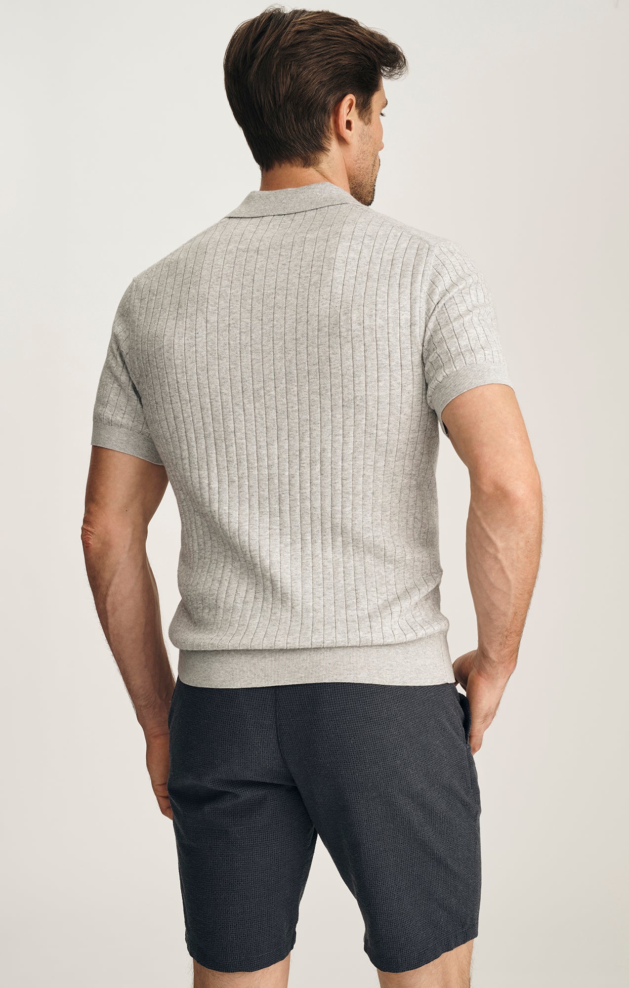 Melange Sweater In Light Grey