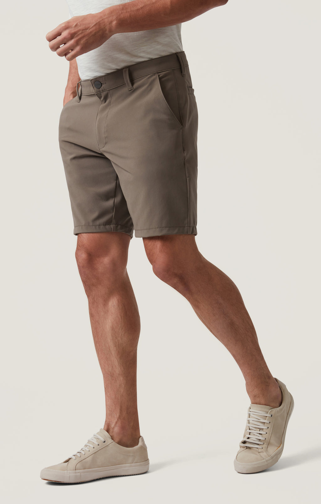 Arizona Shorts in Taupe Commuter Luxe