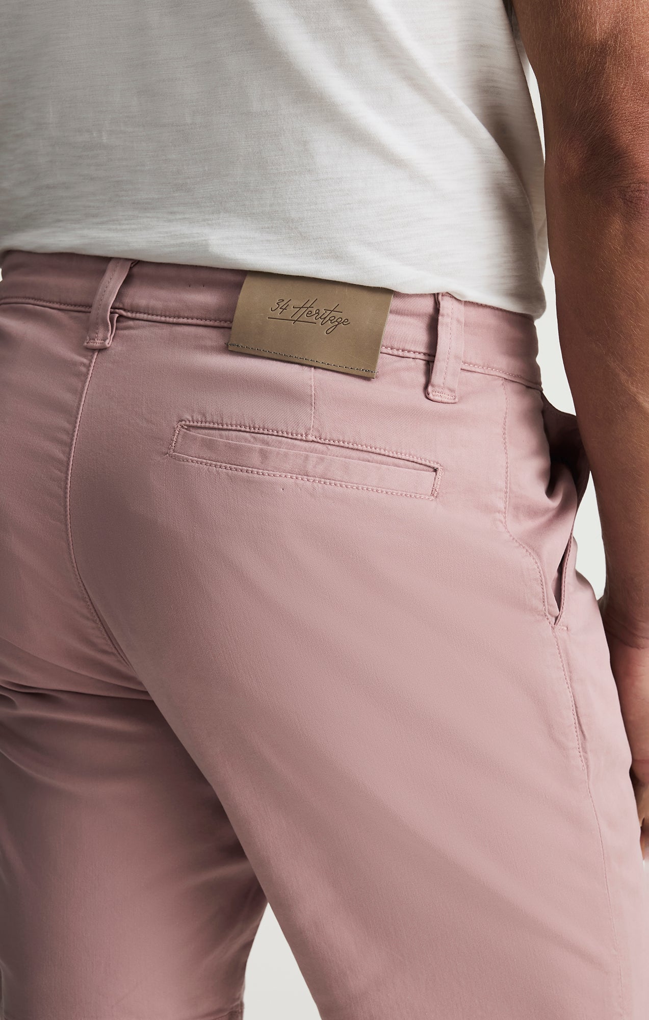 Arizona Slim Shorts In Pink Twill