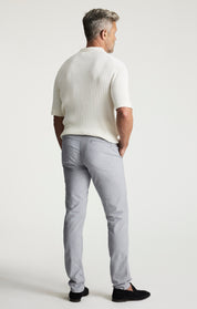 Verona Straight Leg Chino Pants In Vintage Indigo Seersucker