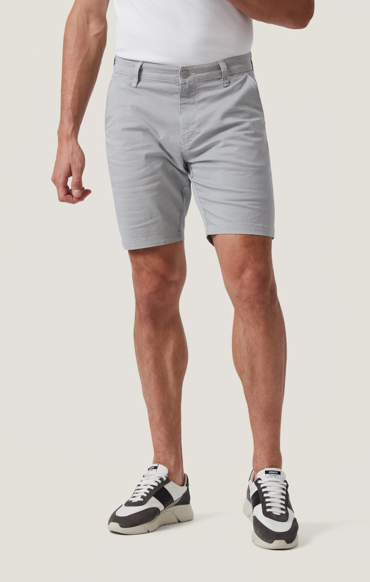 Arizona Shorts in Grey Tie Print