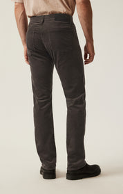 Courage Straight Leg Pants in Dark Olive Moleskin