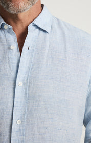 Linen Shirt In Blue
