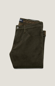 Cool Tapered Leg Pants in Rifle Green Diagonal