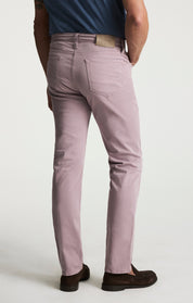Courage Straight Leg Pants In Lavender Twill