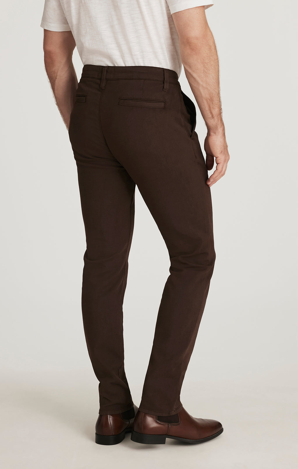 Verona Straight Leg Chino Pants In Syrup High Flyer