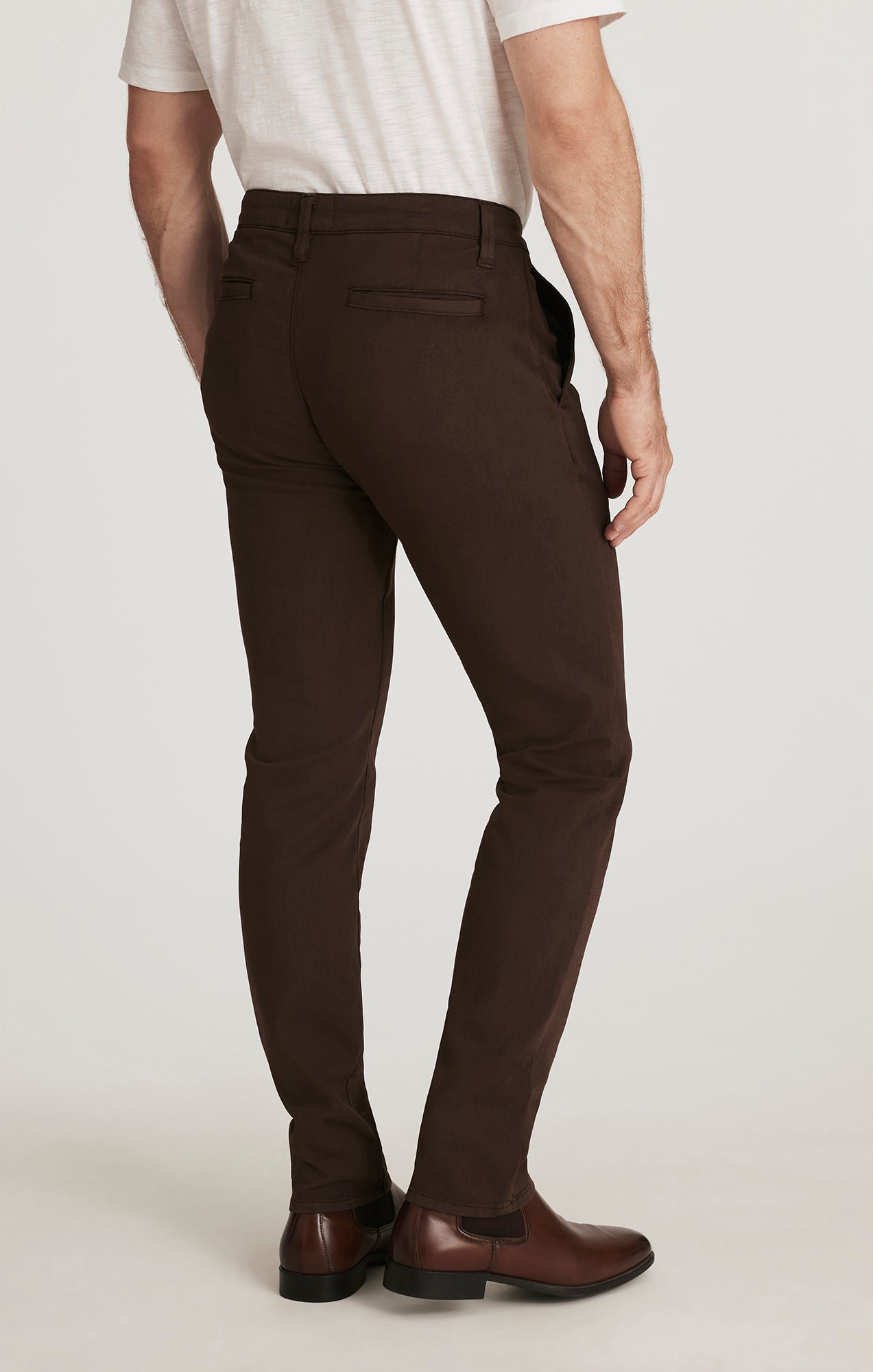 Verona Straight Leg Chino Pants In Syrup High Flyer