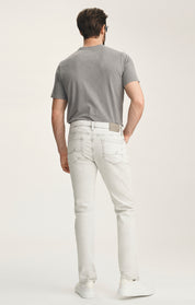Cool Tapered Leg Jeans In Ice Grey Organic Ultra