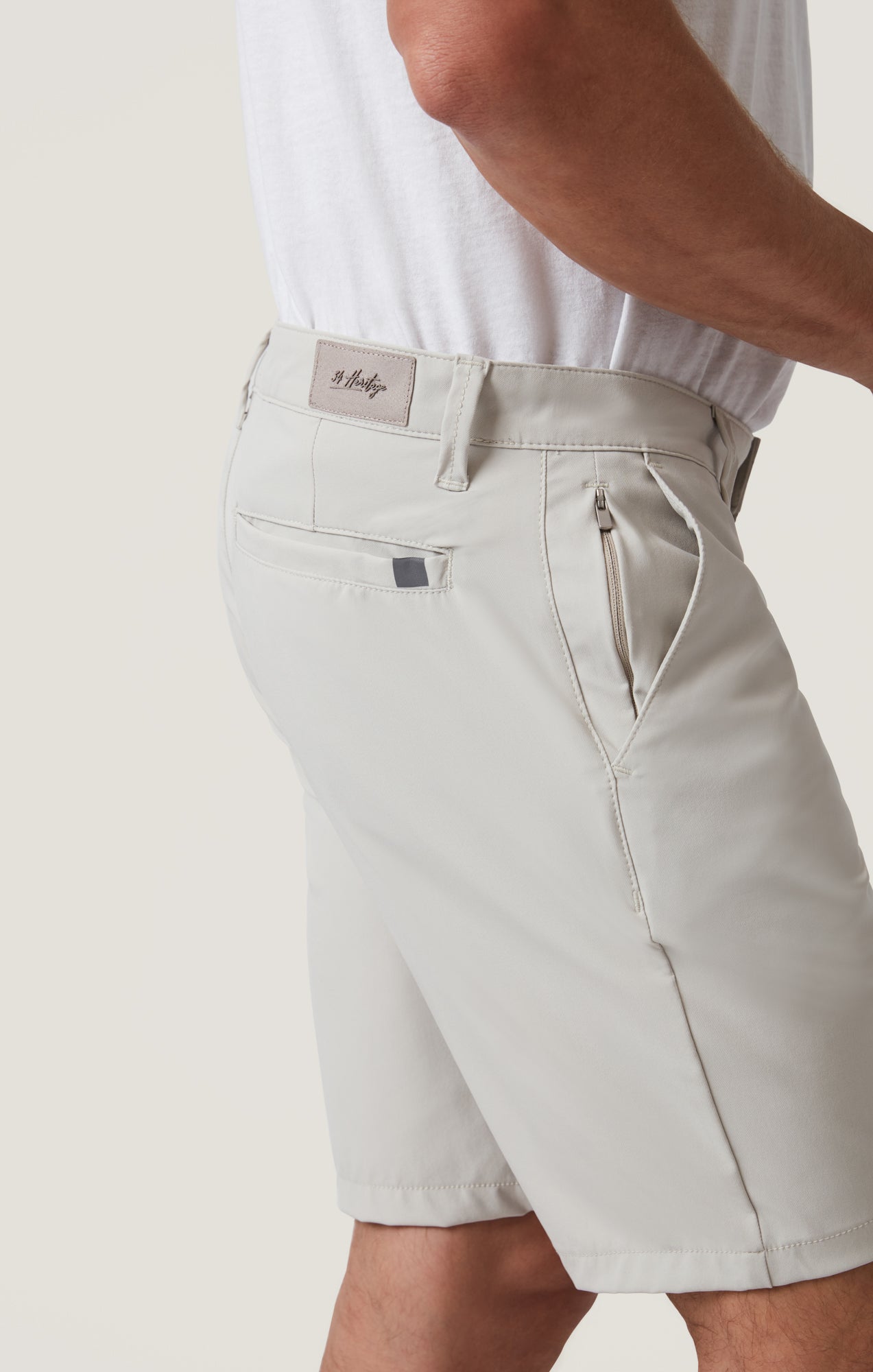 Arizona Shorts in Stone Commuter Luxe