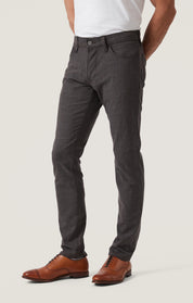 Cool Tapered Leg Pants in Brown Elite Check