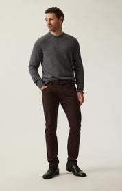 Cashmere Crew Neck Sweater In Charcoal