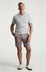 Arizona Slim Shorts In Lavender Tie Print