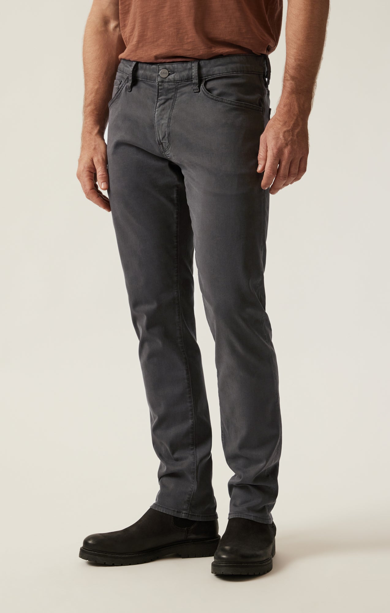 Cool Tapered Leg Pants in Ash Twill