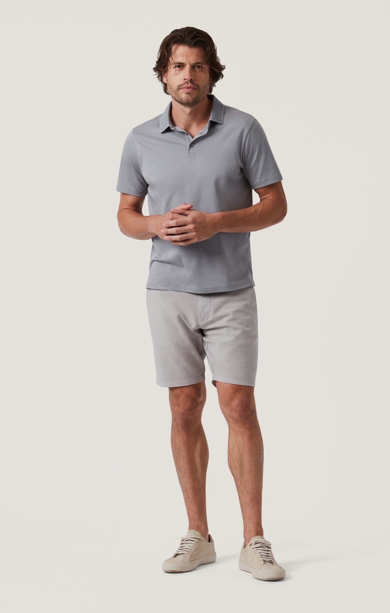 Polo T-Shirt in Monument Grey