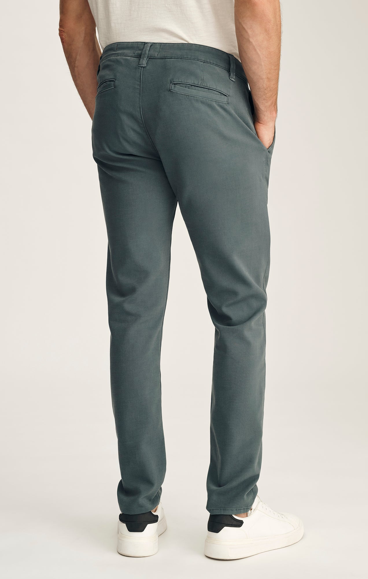 Verona Straight Leg Chino Pants In Slate High Flyer