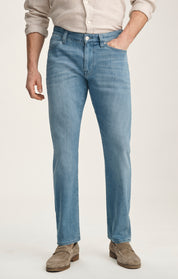 Cool Tapered Leg Jeans In Light Brushed Aerodenim