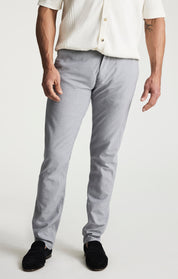 Verona Straight Leg Chino Pants In Vintage Indigo Seersucker