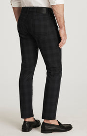 Cool Tapered Leg Pants in Grey Check