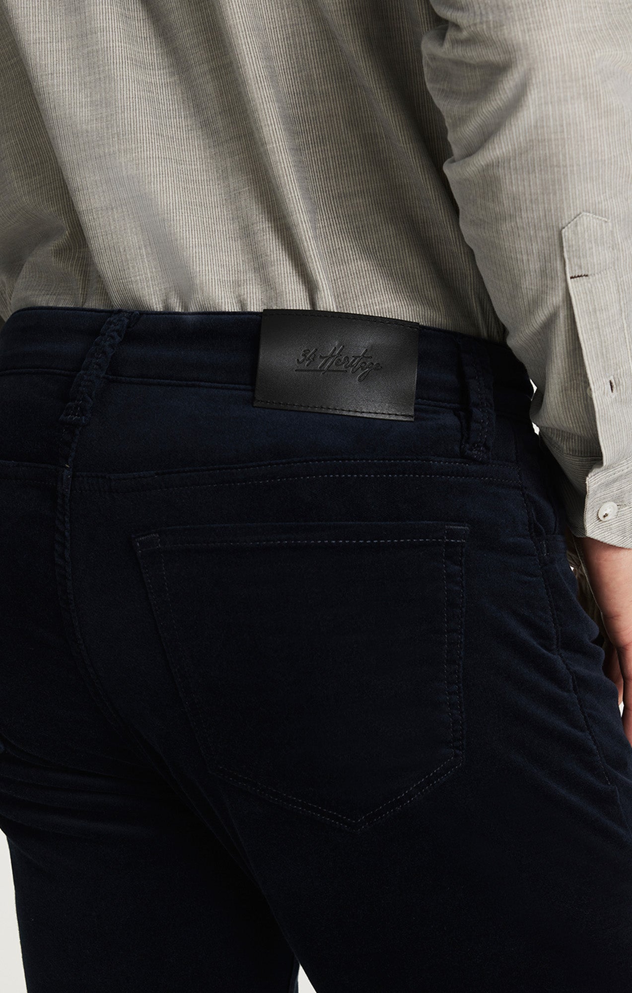 Courage Straight Leg Pants in Midnight Moleskin