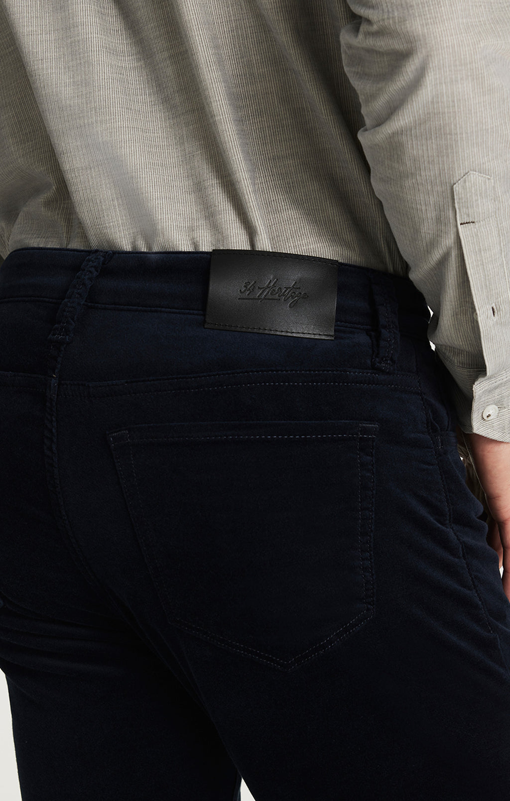 Courage Straight Leg Pants in Midnight Moleskin