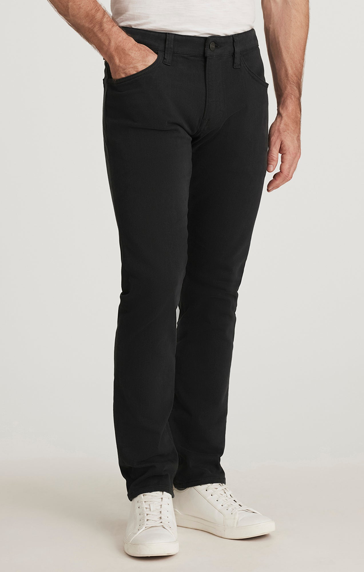Cool Tapered Leg Pants in Charcoal Diagonal