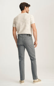Courage Straight Leg Pants In Slate Twill