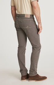 Cool Tapered Leg Pants in Dove Grey Diagonal