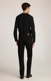 Camino Relaxed Straight Jeans in Black Urban