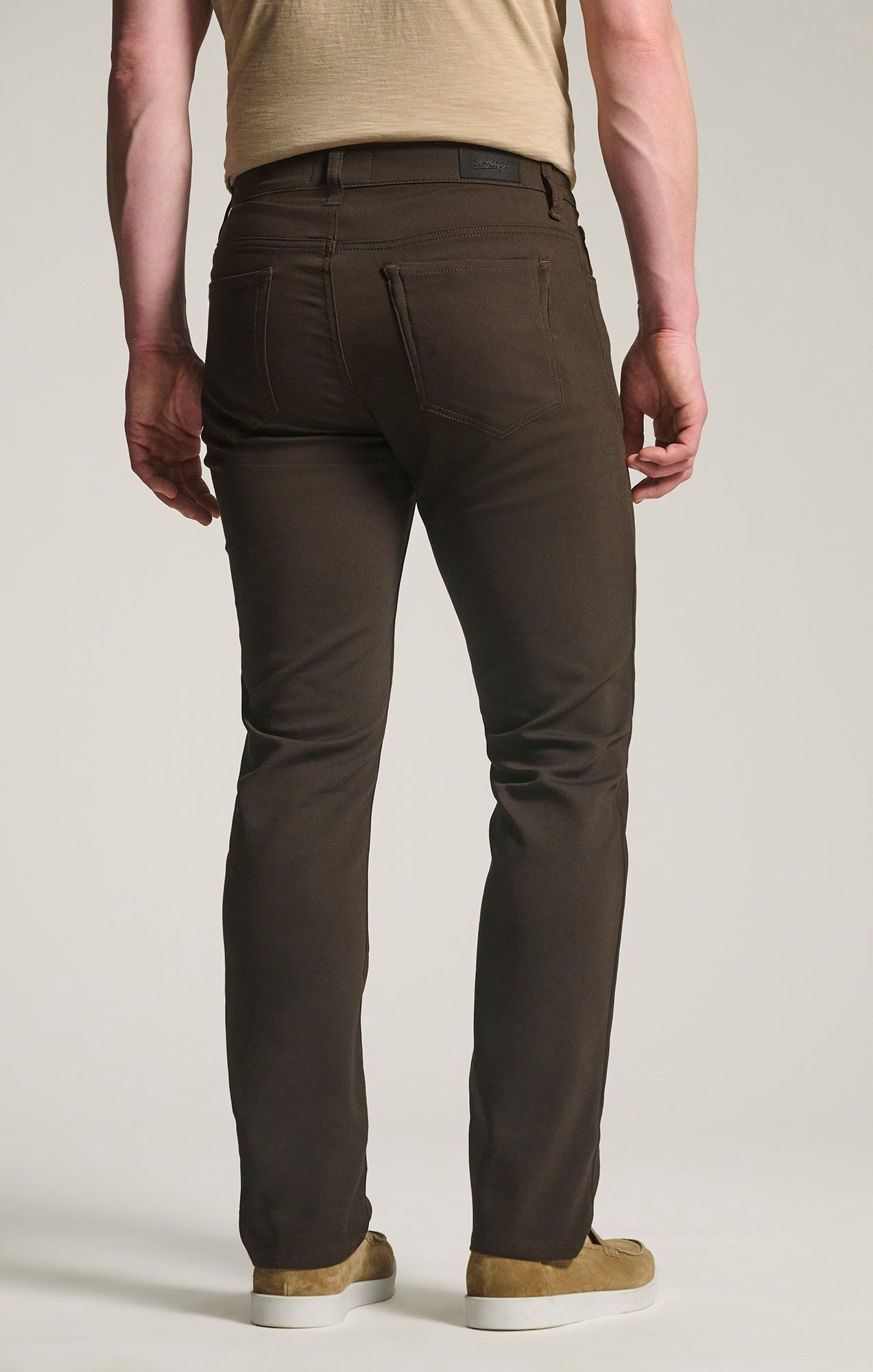 Courage Straight Leg Commuter Pants in Brown