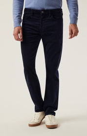 Charisma Relaxed Straight Pants in Navy Cord