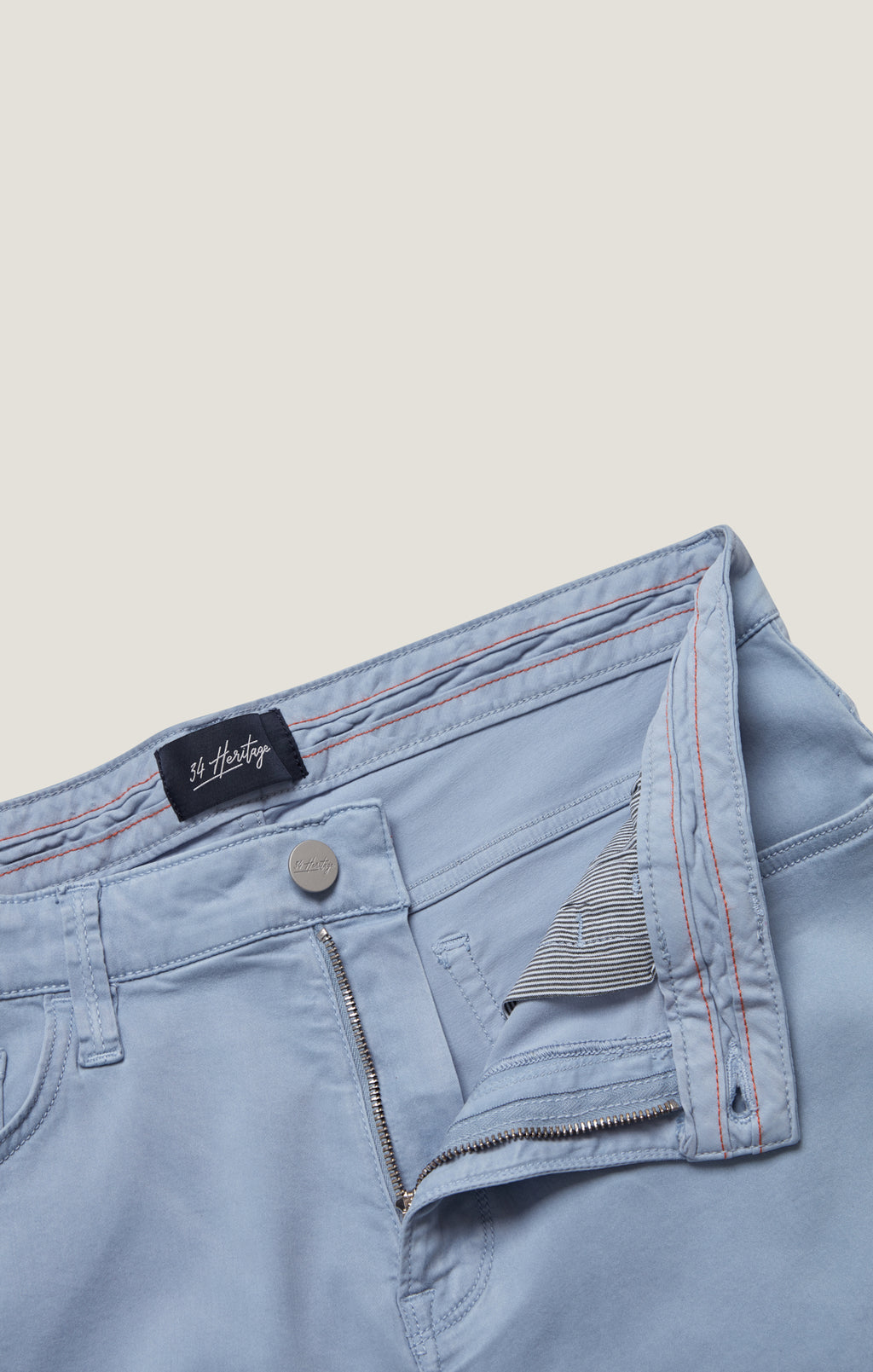 Cool Tapered Leg Pants in Sky Twill