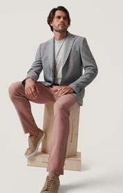 Verona Slim Leg Chinos in Rose High Flyer