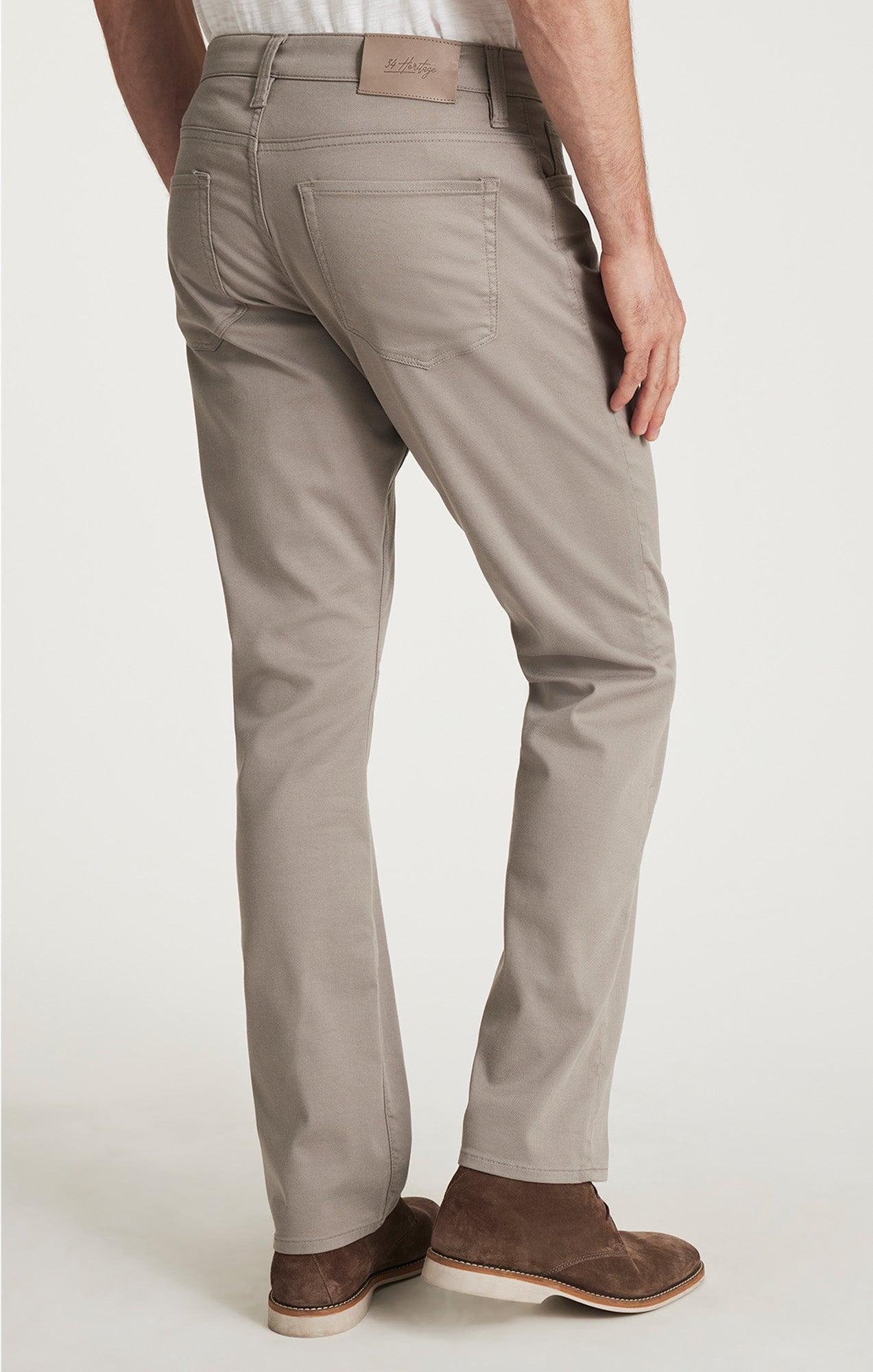 Camino Relaxed Straight Pants in Angora Coolmax