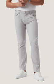 Cool Tapered Leg Pants in Grey Commuter Luxe