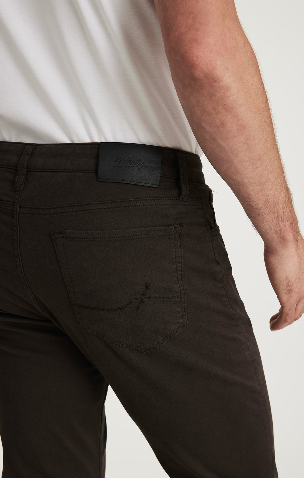 Courage Straight Leg Pants in Brunette Twill