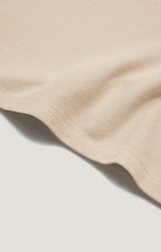 Long Sleeve Henley In Oatmeal
