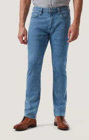 Cool Tapered Leg Jeans in Soft Blue Urban