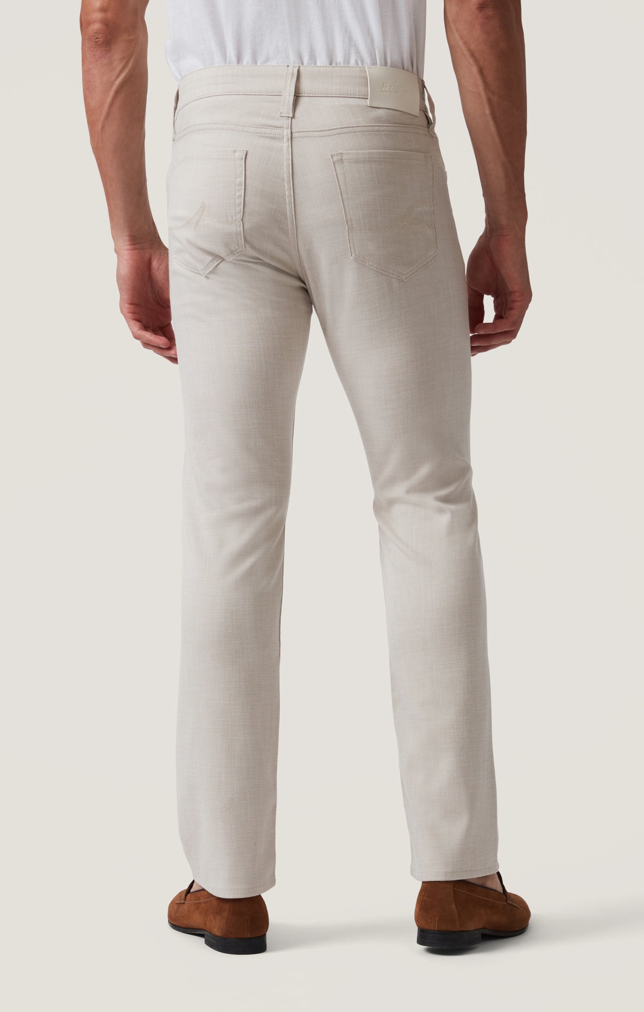 Courage Straight Leg Pants in Cream Cross Twill