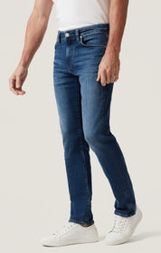 Courage Straight Leg Jeans in Dark Brushed Organic Ultra