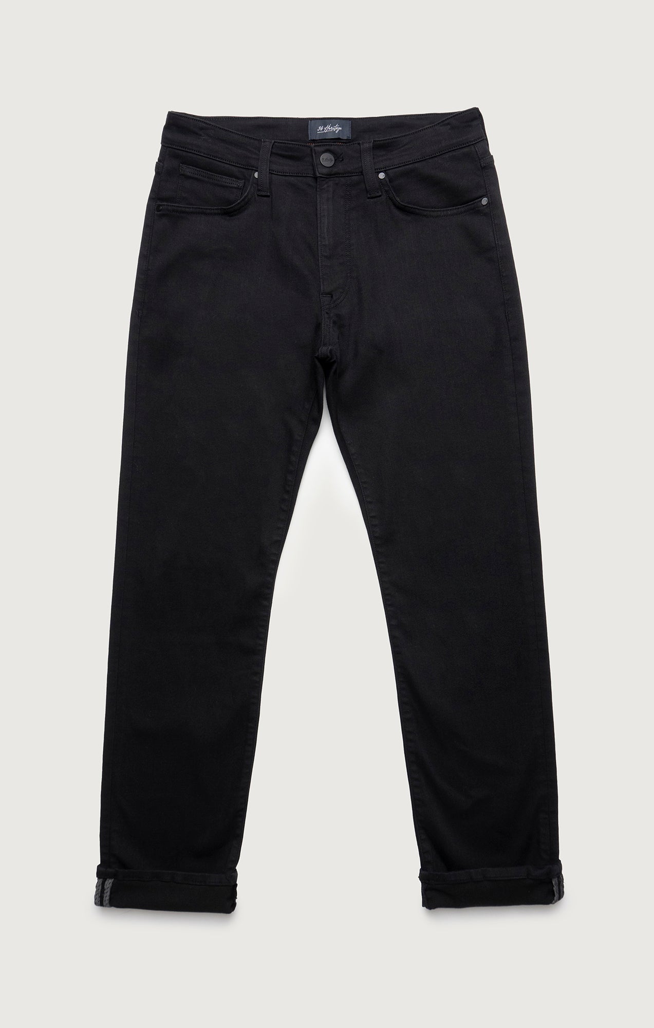 Camino Relaxed Straight Jeans in Black Urban