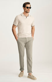 Polo Sweater In Pure Cashmere