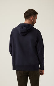 French Terry Hoodie In Grey Melange