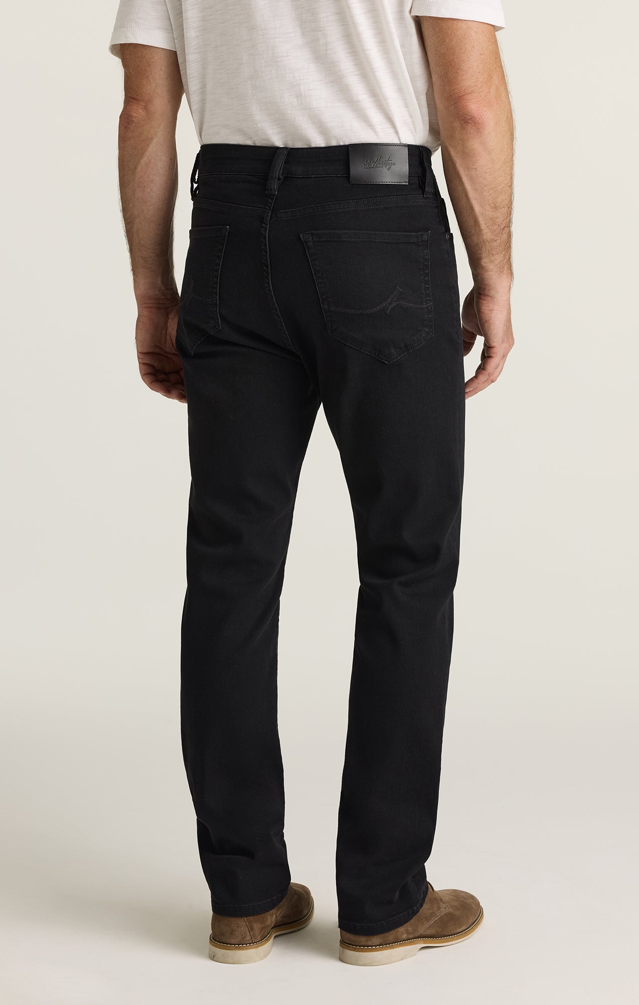 Charisma Relaxed Straight Jeans in Smoke Organic Ultra