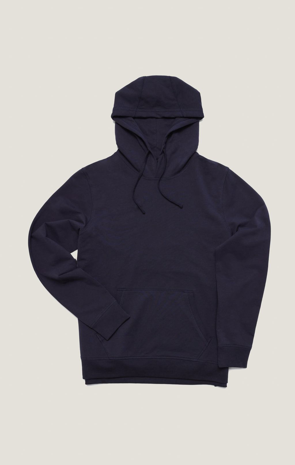 French Terry Hoodie In Navy