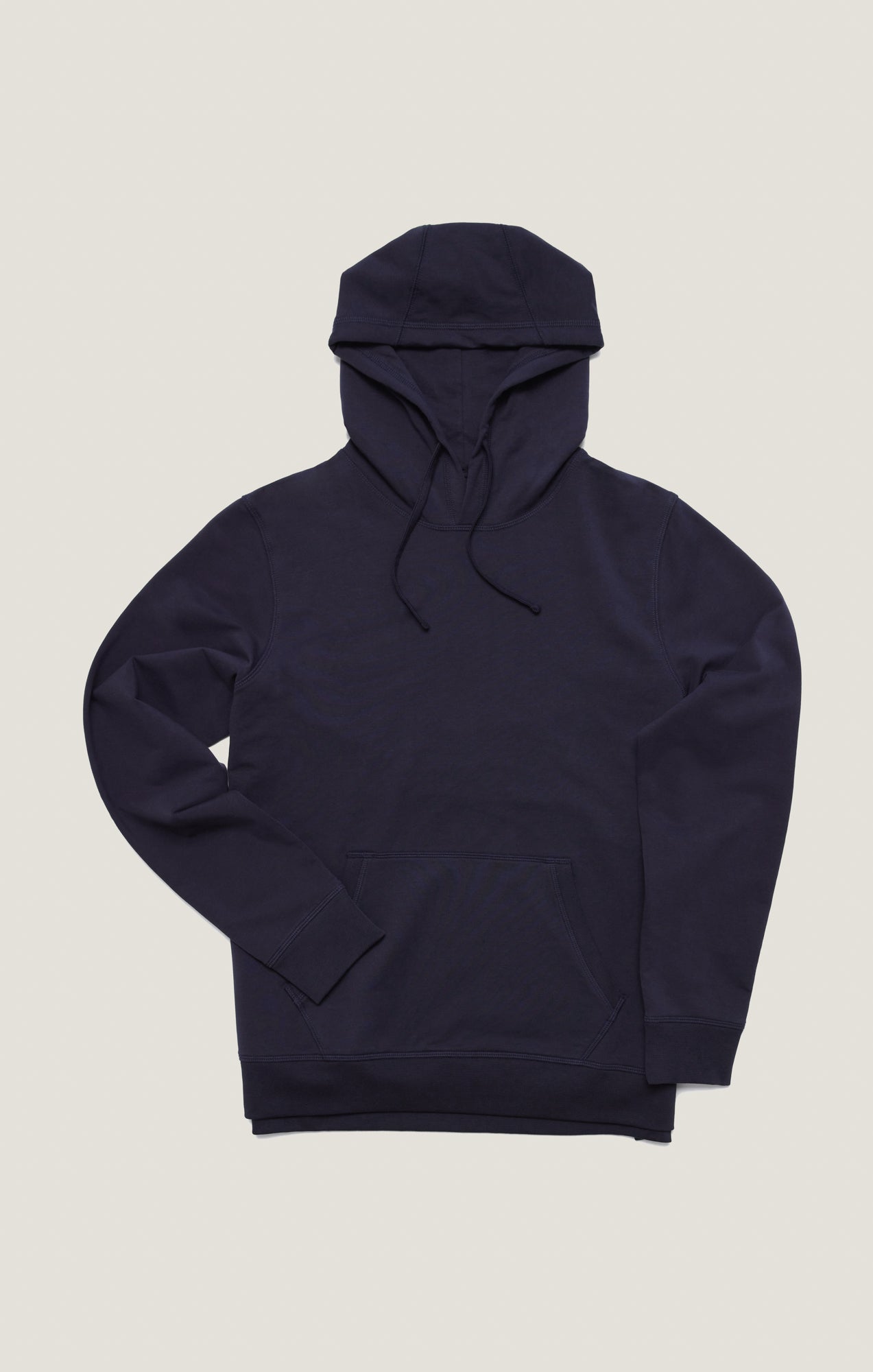French Terry Hoodie In Navy